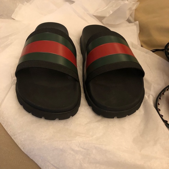 gucci pursuit trek slides